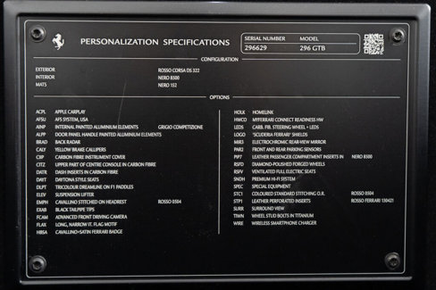 Certified 2023 Ferrari 296 GTB image 36
