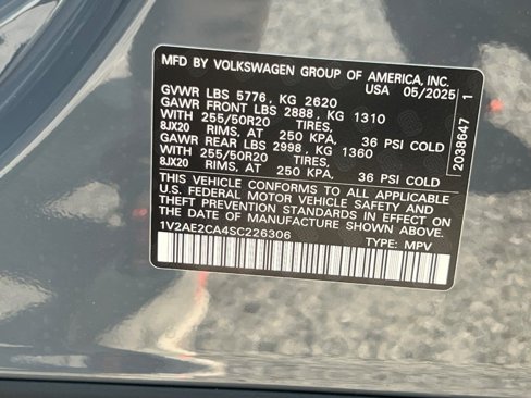 New 2025 Volkswagen Atlas Cross Sport SEL R-Line image 25