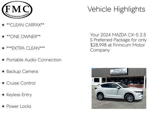 Used 2024 MAZDA CX-5 AWD 2.5 S w/ Preferred Package image 5