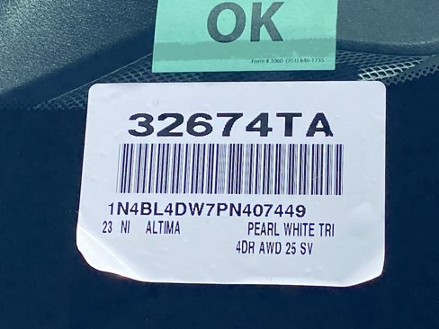 Used 2023 Nissan Altima 2.5 SV image 32