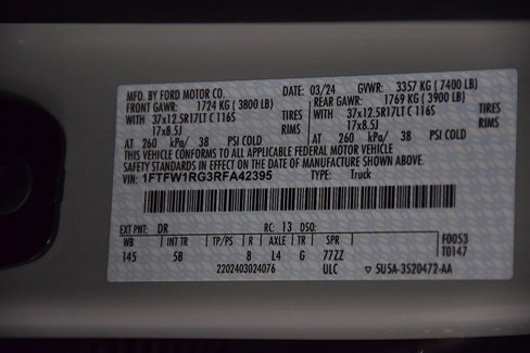 Used 2024 Ford F150 Raptor image 16