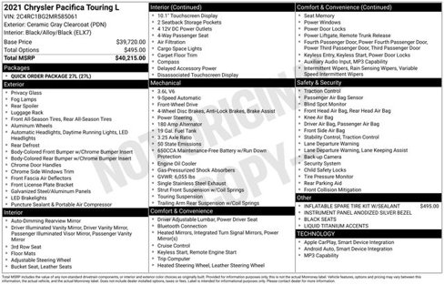 Used 2021 Chrysler Pacifica Touring-L image 11