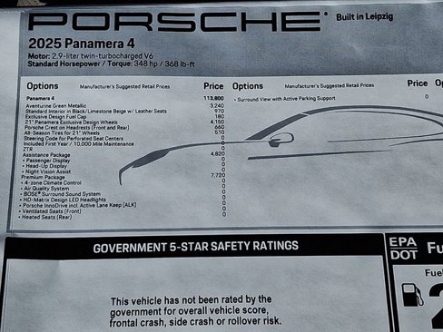 New 2025 Porsche Panamera 4 image 22
