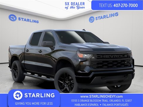 New 2026 Chevrolet Silverado 1500 Custom w/ Rally Edition image 1
