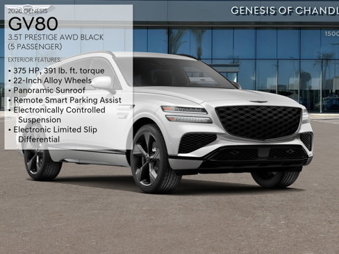 New 2026 Genesis GV80 3.5T Prestige image 3
