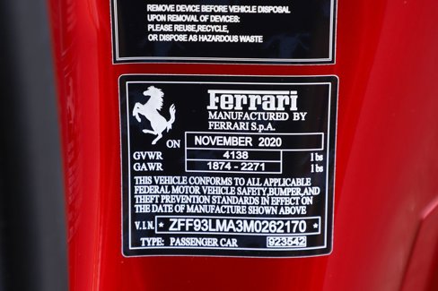 Certified 2021 Ferrari F8 Tributo image 47
