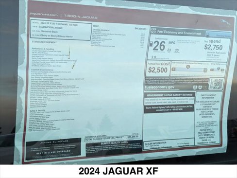 New 2024 Jaguar XF R-Dynamic SE image 15