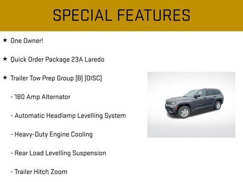 Used 2023 Jeep Grand Cherokee Laredo w/ Trailer Tow Prep Group (B) image 6