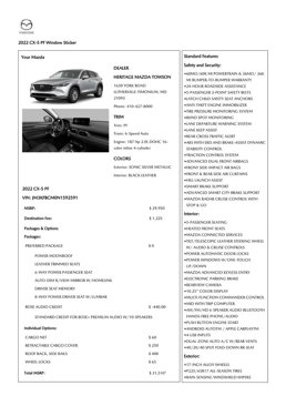 Used 2022 MAZDA CX-5 AWD 2.5 S w/ Preferred Package image 33