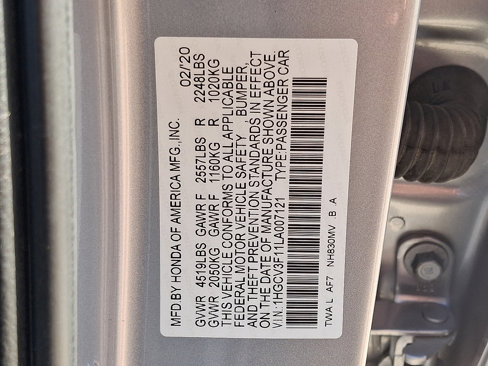 Used 2020 Honda Accord Hybrid Sedan image 28