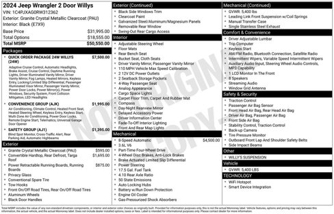 New 2024 Jeep Wrangler Willys image 9