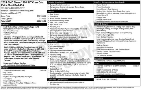 Used 2024 GMC Sierra 1500 SLT image 7