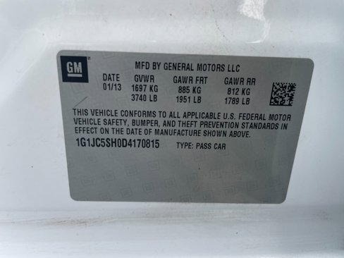 Used 2013 Chevrolet Sonic LT image 20