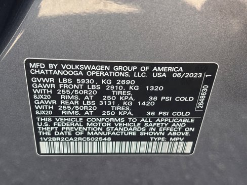 Used 2024 Volkswagen Atlas SEL image 33