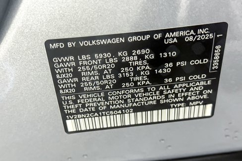 New 2026 Volkswagen Atlas SEL image 27