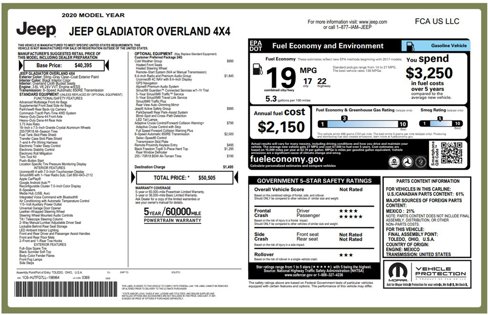 Used 2020 Jeep Gladiator Overland image 10