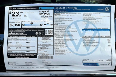 New 2026 Volkswagen Atlas SE image 18