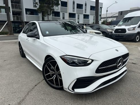 Used 2022 Mercedes-Benz C 300 Sedan w/ AMG Line w/ Night Package image 3