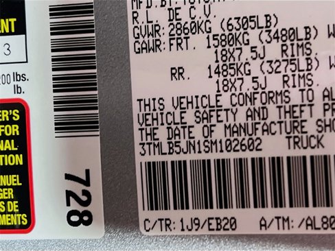 Certified 2025 Toyota Tacoma Limited image 26