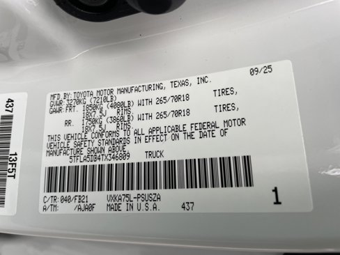 New 2026 Toyota Tundra SR5 image 21