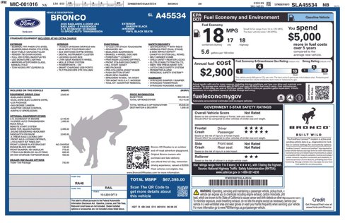 New 2025 Ford Bronco Badlands w/ Sasquatch Package image 6