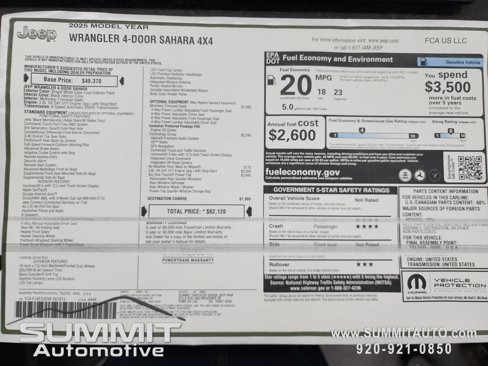 New 2025 Jeep Wrangler Sahara w/ Technology Group image 63