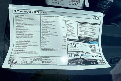 New 2025 Audi Q8 Premium Plus image 16