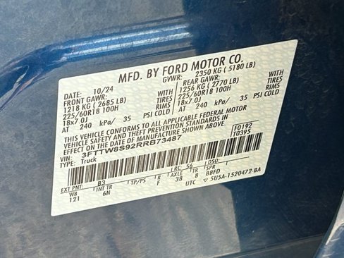 Used 2024 Ford Maverick Lariat w/ 4K Tow Package image 37