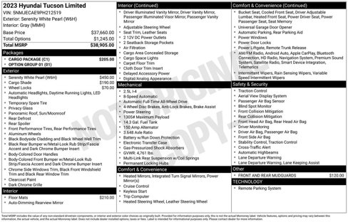 Used 2023 Hyundai Tucson Limited w/ Cargo Package image 1