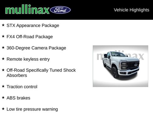 New 2025 Ford F350 4x4 Regular Cab Super Duty image 14