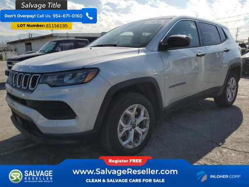 Used 2025 Jeep Compass Sport image 1