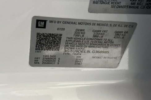 Used 2020 GMC Sierra 1500 SLT w/ SLT Premium Plus Package image 59