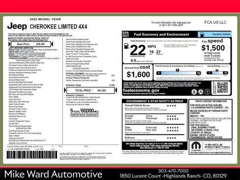 Used 2022 Jeep Cherokee Limited image 10