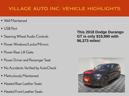 Used 2018 Dodge Durango GT w/ Quick Order Package 2BC image 7