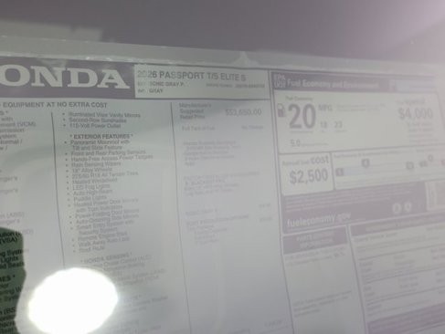 New 2026 Honda Passport TrailSport Elite image 29
