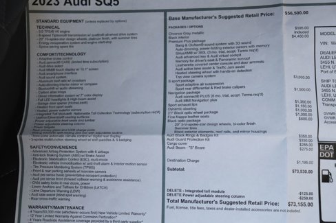Used 2023 Audi SQ5 Premium Plus w/ Premium Plus Package image 95