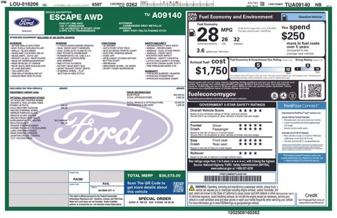 New 2026 Ford Escape ST-Line w/ Tech Pack #1 image 5