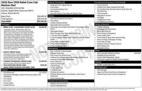 New 2026 RAM 2500 Rebel w/ Rebel Level 2 Equipment Group image 31