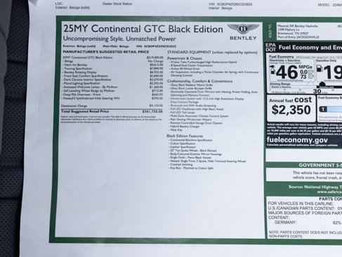New 2025 Bentley Continental GTC image 55