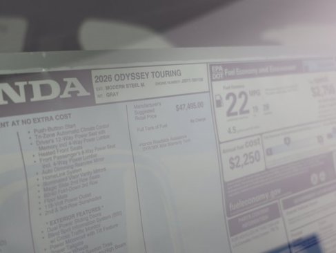New 2026 Honda Odyssey Touring image 30