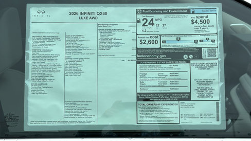 New 2026 INFINITI QX60 Luxe w/ Family Package image 13