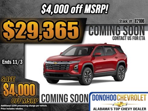 New 2026 Chevrolet Equinox LT w/ Convenience Package II image 1