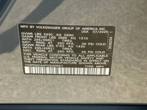 New 2026 Volkswagen Atlas SEL Premium R-Line image 19