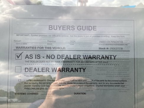 Used 2024 Nissan Frontier PRO-4X w/ Pro Premium Package image 16
