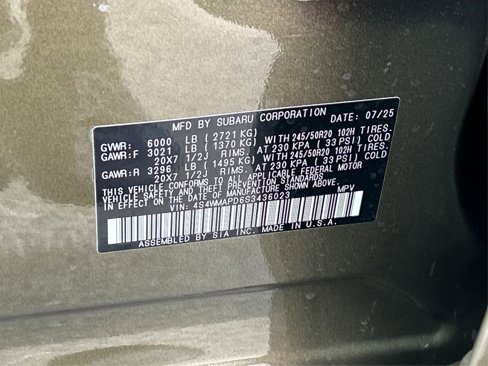 New 2025 Subaru Ascent Limited image 18