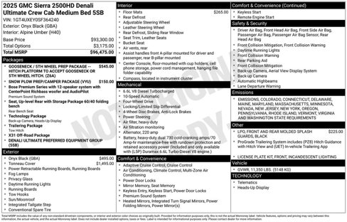 New 2025 GMC Sierra 2500 Denali Ultimate image 6