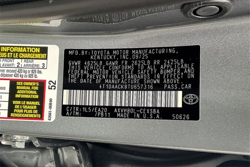 New 2026 Toyota Camry SE image 13
