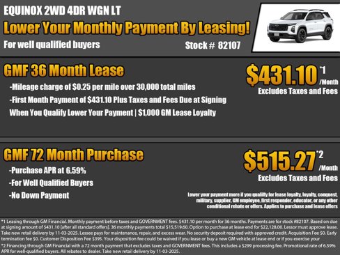 New 2026 Chevrolet Equinox LT w/ Convenience Package II image 2