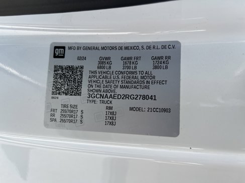 Used 2024 Chevrolet Silverado 1500 W/T w/ WT Fleet Convenience Package image 17