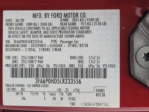 Used 2020 Ford Fusion SE image 33
